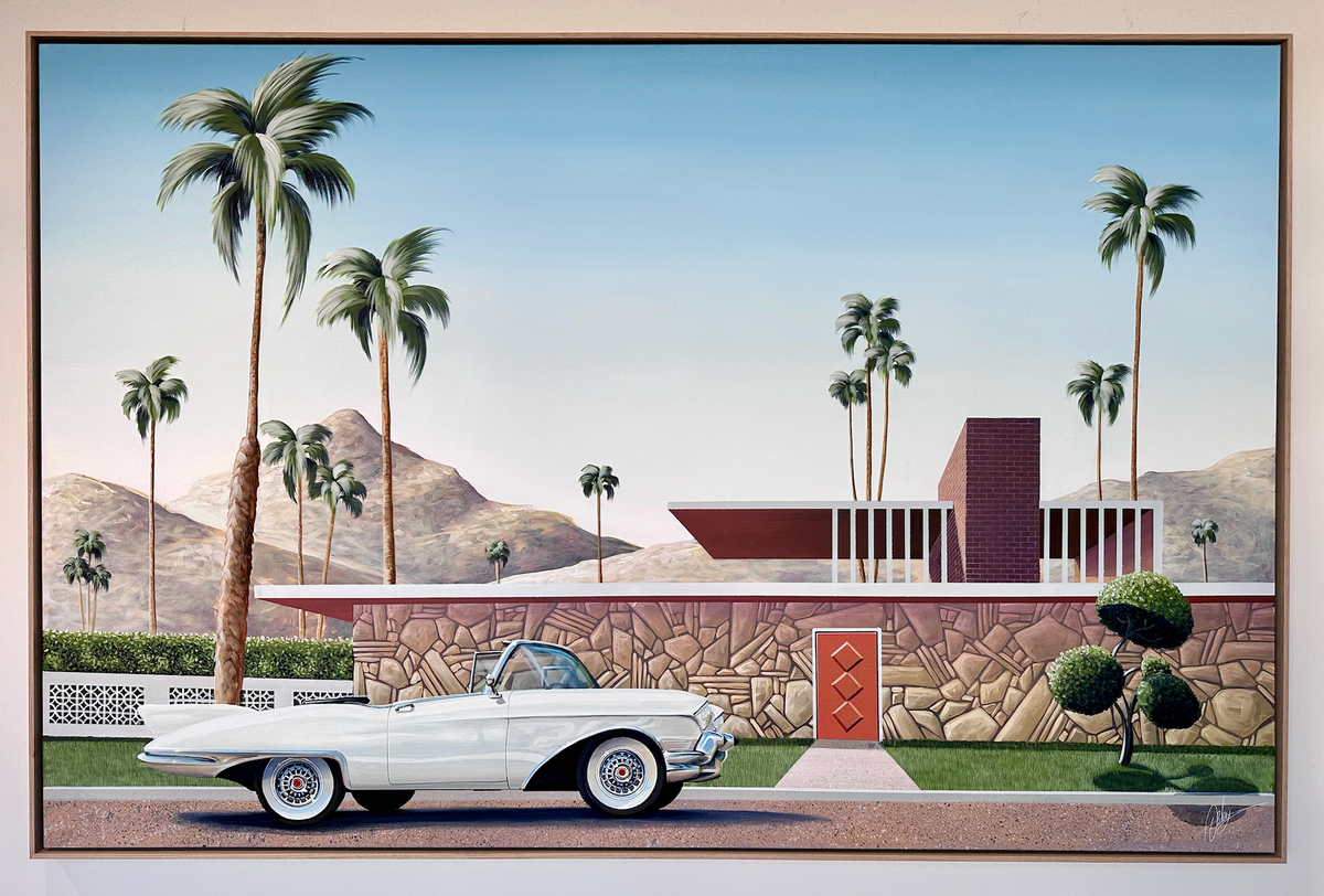 One of a Kind Paintings | Palm Springs Inspired | Chris Riley Art