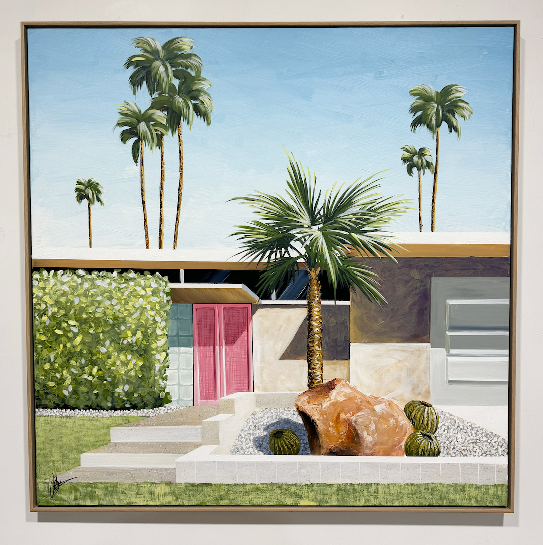 Californian Charm -  Framed - 154 x 154cm