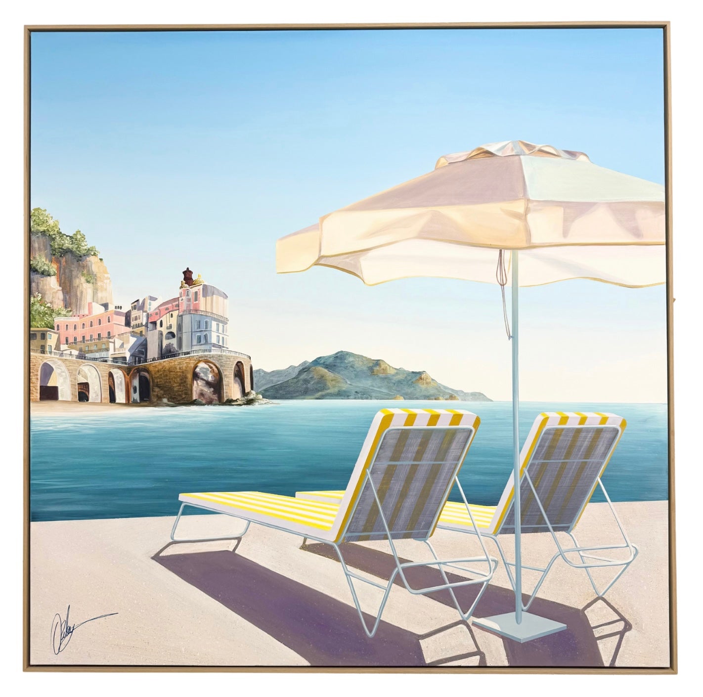 Reserved For Us - Framed - 184 x 184cm
