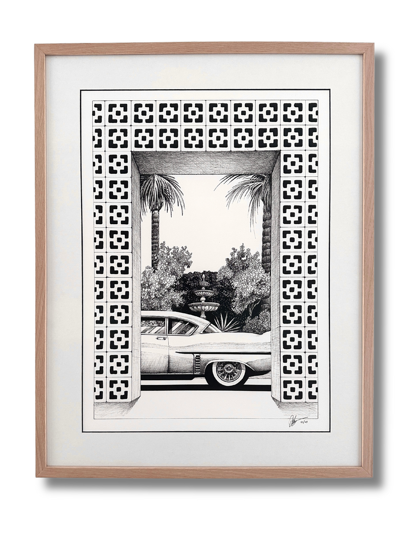 One of a Kind Paintings | Palm Springs Inspired | Chris Riley Art